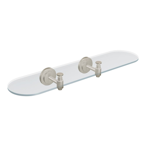 Iso Brushed nickel vanity shelf