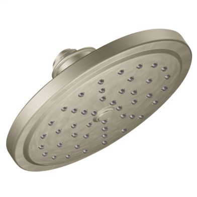 Moen Brushed nickel one-function 7" diameter spray head eco-performance rainshower