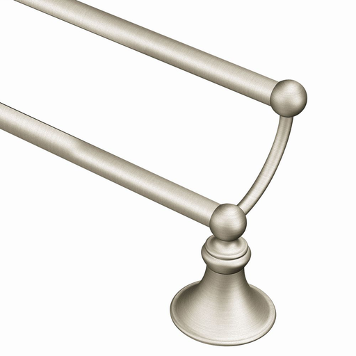 Glenshire Brushed nickel 24" double towel bar