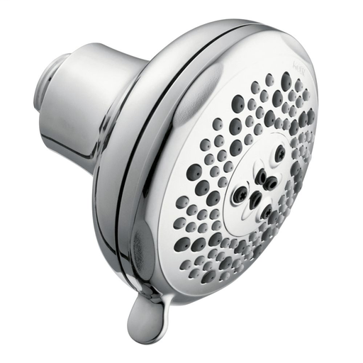 Moen Chrome five-function 4" diameter spray head eco-performance showerhead