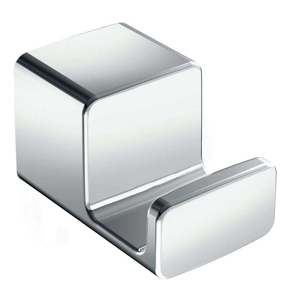 90 Degree Chrome single robe hook