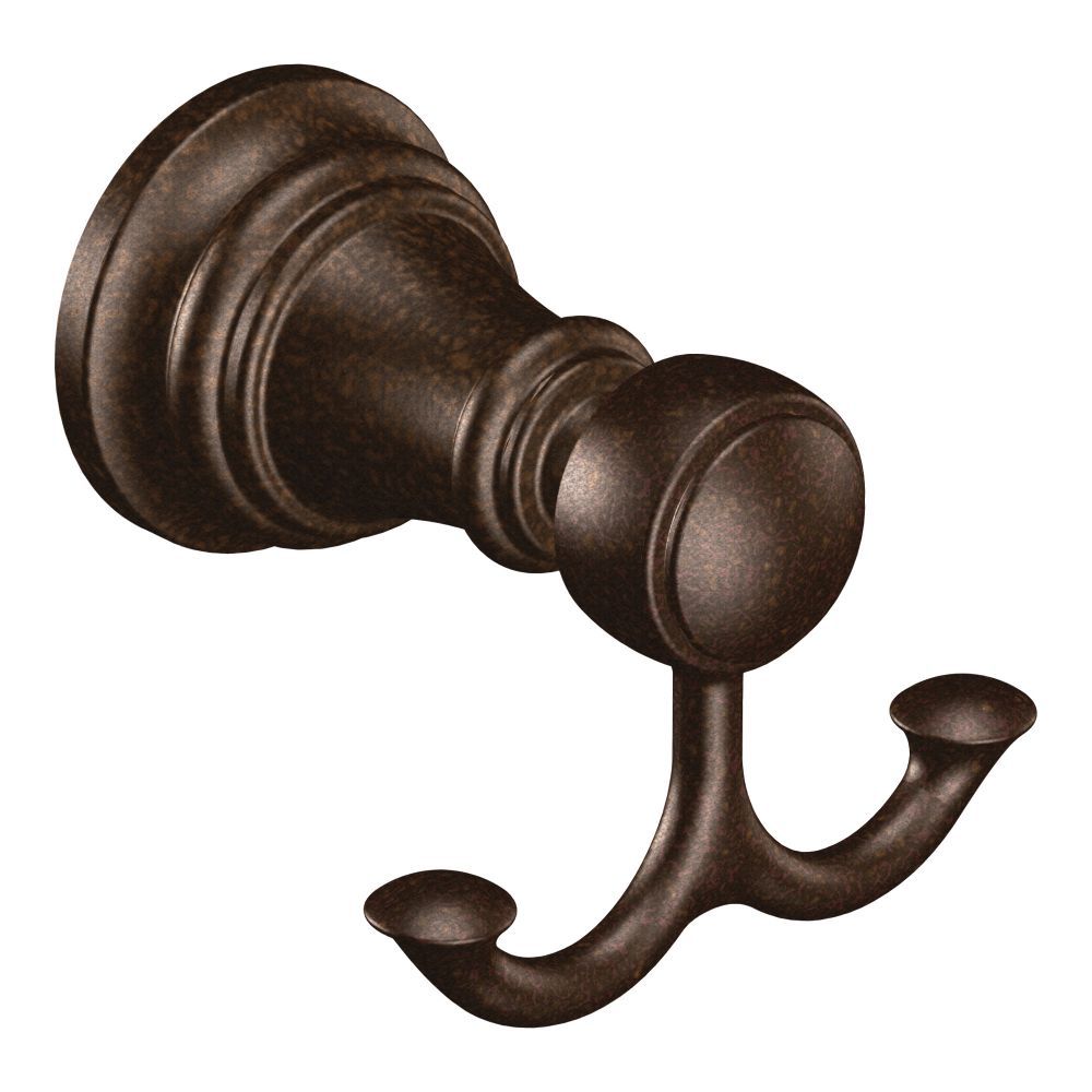 Weymouth Oil rubbed bronze double robe hook