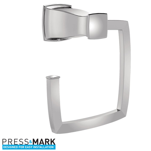 Hensley Chrome towel ring
