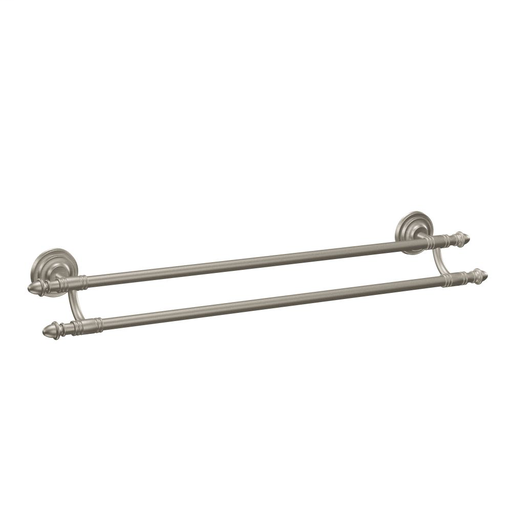 Stockton Brushed nickel 24" double towel bar