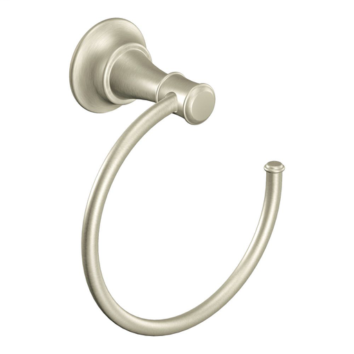 Ashville Brushed nickel towel ring