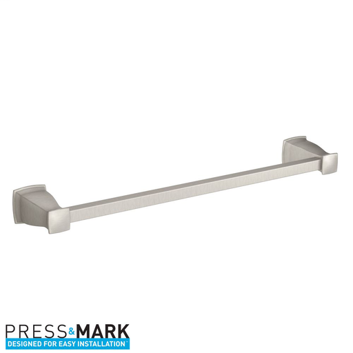 Hensley Brushed nickel 18" towel bar