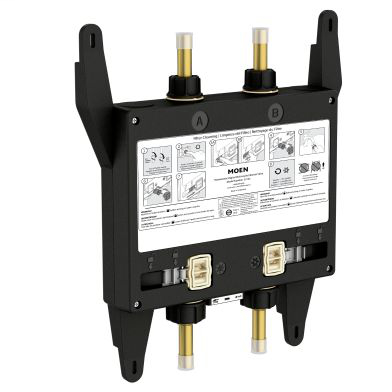 U by Moen Shower 2-outlet thermostatic digital shower valve