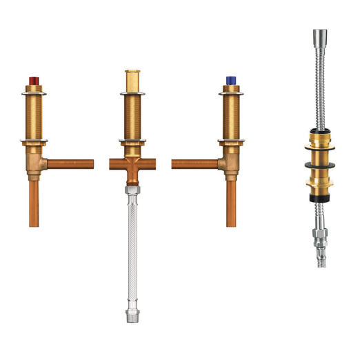 Moen Roman tub with diverter adjustable 1/2" CC connection