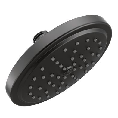 Moen Matte black one-function 7" diameter spray head rainshower