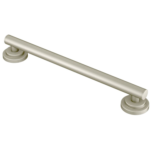 Iso Brushed nickel 12" designer grab bar