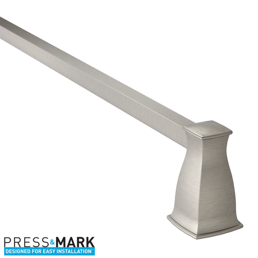 Hensley Brushed nickel 24" towel bar
