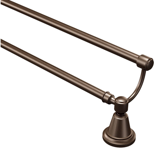 Bradshaw Oil rubbed bronze 24" double towel bar