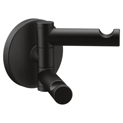 Align Matte black double robe hook