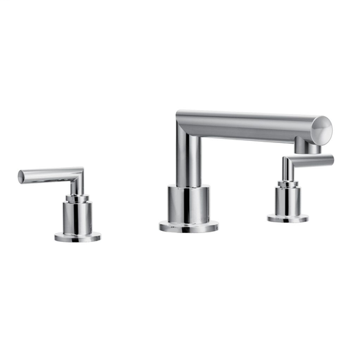 Arris Chrome two-handle roman tub faucet
