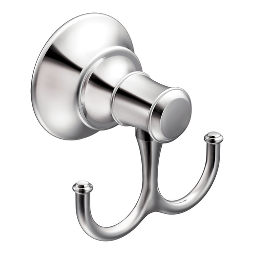 Ashville Chrome double robe hook