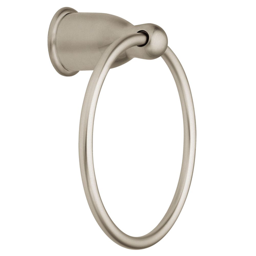 Mason Satin nickel towel ring