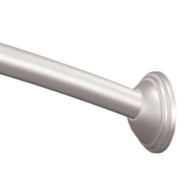 Moen Brushed Nickel Curved Shower Rod