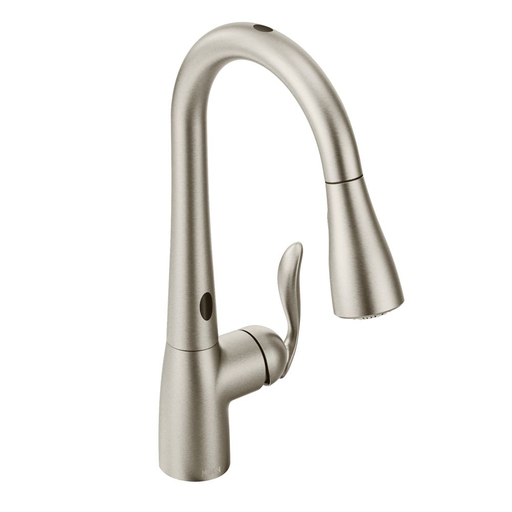 Arbor Spot Resist Stainless One-Handle High Arc MotionSense Pulldown Kitchen Faucet