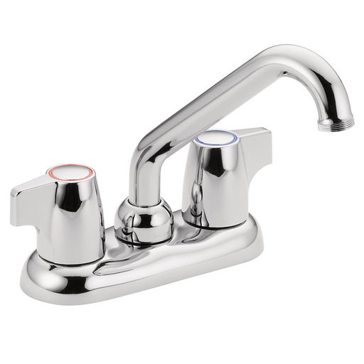 Chateau Chrome two-handle low arc laundry faucet