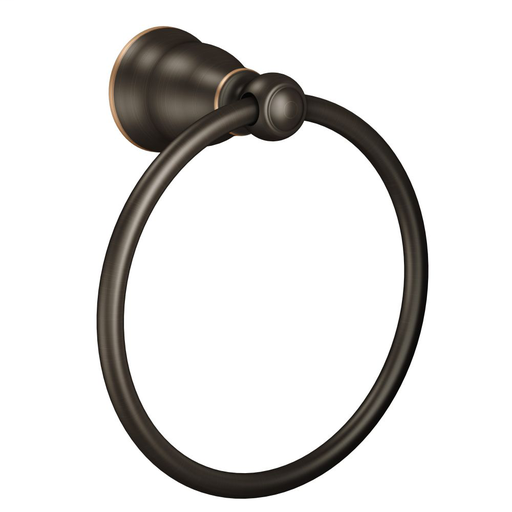 Traditional Mediterranean bronze towel ring
