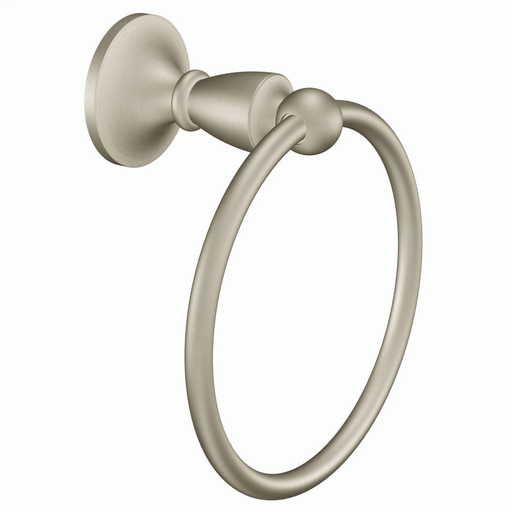 Wembley Brushed nickel towel ring