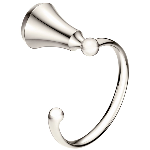 Wynford Polished nickel towel ring