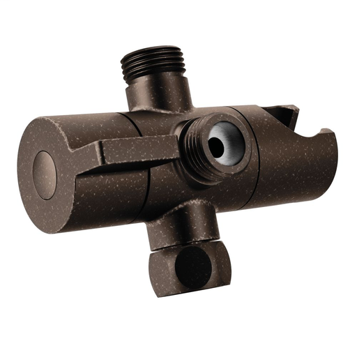 Moen Oil Rubbed Bronze Shower Arm Diverter (Pivoting) with Included Cradle