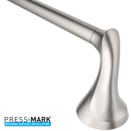 Darcy Brushed nickel 18" towel bar