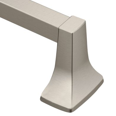 Contemporary Brushed nickel 30" towel bar