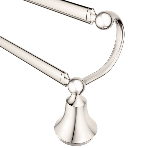 Wynford Polished nickel 24" double towel bar