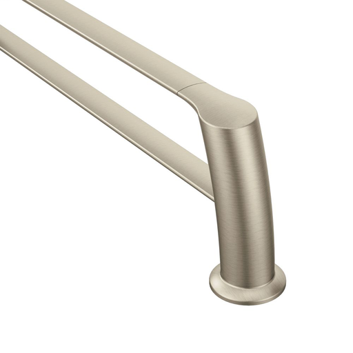 Method Brushed nickel 18" double towel bar