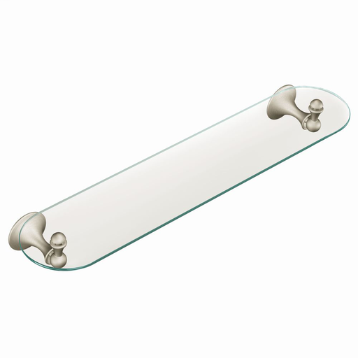Lounge Brushed nickel vanity shelf