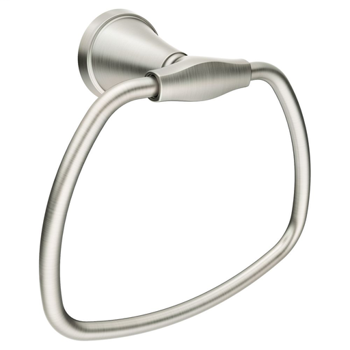 Tiffin Brushed nickel towel ring