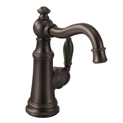 Weymouth Oil rubbed bronze one-handle high arc bar faucet