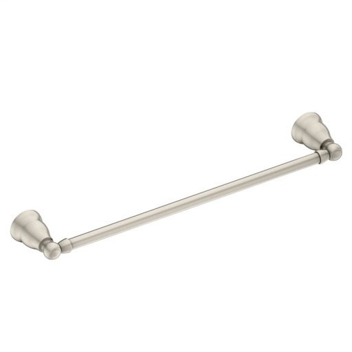 Traditional Brushed nickel 18" towel bar
