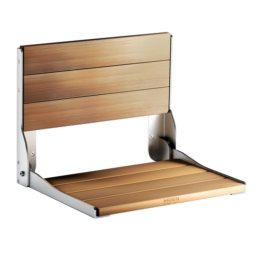 Moen Home Care Teak folding shower seat