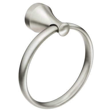 Hamden Spot resist brushed nickel towel ring