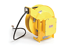 Woodhead POW-R-MITE Heavy Duty Cable Reel with Retraction Weight of 4lbs., 12/3 SOW, 21.34m (70.0') Cord Length with Flying Leads