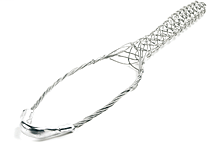 Product image for Woodhead 35032 Standard Duty Support Grip, Single Eye, Closed Mesh, Single Weave, Cable Diameter 19.05-25.15mm (.750-.990"), Approximate Break Strength 589.67kg (1,300 lbs)