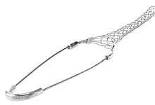 Product image for Woodhead 36562 Bus-Drop Support Grip, Single "U" Eye, Cable Diameter 7.62-10.92mm (.300-.430"), Approximate Break Strength 498.95kg (1,100 lbs)