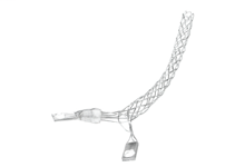 Product image for Woodhead 36550 Safeway® Wire Mesh Grip, Straight Male, Cable Diameter 7.62-10.92mm (.300-.430"), Eye Dimension 1 11/16"