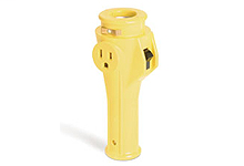 Product image for Woodhead 270-3 Safeway® Phenolic Hand Lamp with Switch and Outlet