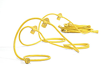 Super-Safeway Molded Rubber Stringlight 200W 12/3 SOOW 1.52m (5.0') Lead 10 Sockets with Guards, NEMA 5-15 Plug, Overall Length 30.48m (100.0')