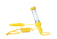 Product image for Woodhead 1095-3 Super-Safeway® 27W Fluorescent Hand Lamp with 18/3 SJTW, Cord Length 15.24m (50.0' ) W