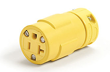 Woodhead 1533 3-Pole 4-Wire 20 Amp 125 Volt NEMA 5-20R Straight Connector Product image for Woodhead 1533 3-Pole 4-Wire 20 Amp 125 Volt NEMA 5-20R Straight Connector