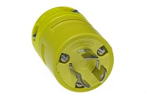 Super-Safeway Plug with Locking Blade, 3 Pole/3 Wire, Non-NEMA, 15A/125V, 10A/250V