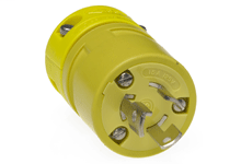 Super-Safeway Plug with Locking Blade, 2 Pole/3 Wire, NEMA L5-15, 125V
