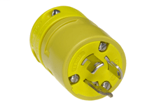 Super-Safeway Plug with Locking Blade, 2 Pole/3 Wire, NEMA L6-15, 250V