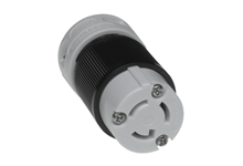 Product image for Woodhead 4729 Safeway® Connector, 2 Pole/3 Wire, NEMA L5-15, 125V