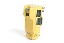 Product image for Woodhead 15054 Safeway® User Attachable GFCI Right-Angle Plug, Manual Reset, NEMA 5-15, 15A, 120V